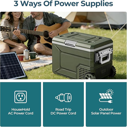 12V Portable Refrigerator, 68 Quart Dual-Voltage 12V/24V DC Car Cooler - Image 7