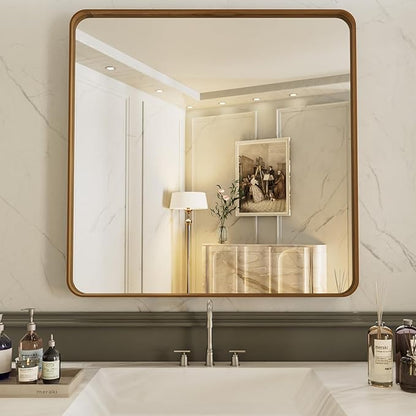 LOAAO 38X38 Inch Bathroom Mirror by LOAAO