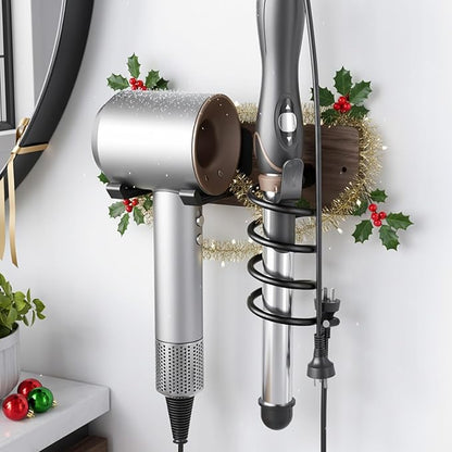 Tindbea Hair Dryer Holder Curling Iron Holder, Blow Dryer Holder Wall Mount by Tindbea