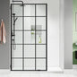Bathroom Shower Door 37" W x 78.75" H, Frameless Fixed 3/8" Thick Clear by Danmeiwying