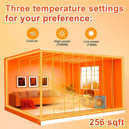 HEATIT Space Heater for Indoor, Digital Display - Image 3