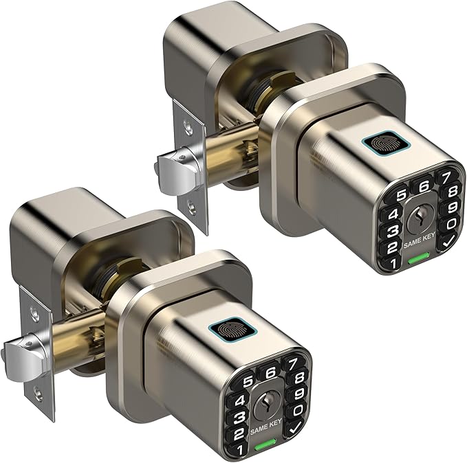 Richelock Fingerprint Door knob, Smart Biometric Door Lock by richelock