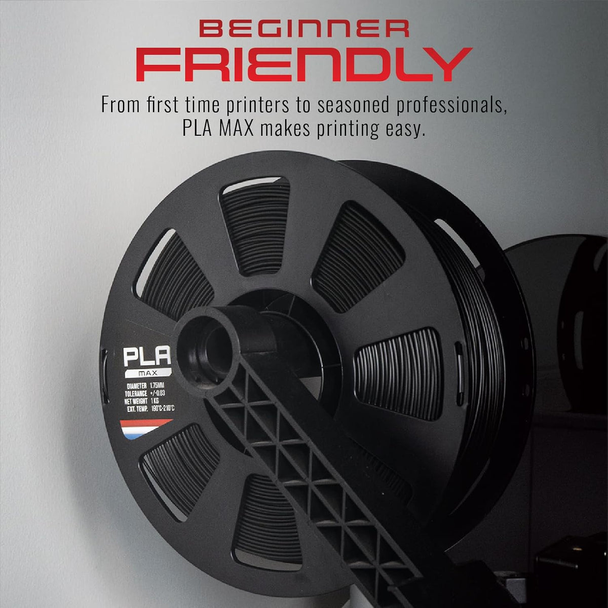 HATCHBOX PLA MAX V2 Pecan Brown 3D Printer Filament Made in the USA, 1.75mm D...