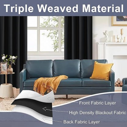 JIUZHEN Halloween Blackout Curtains - Image 5