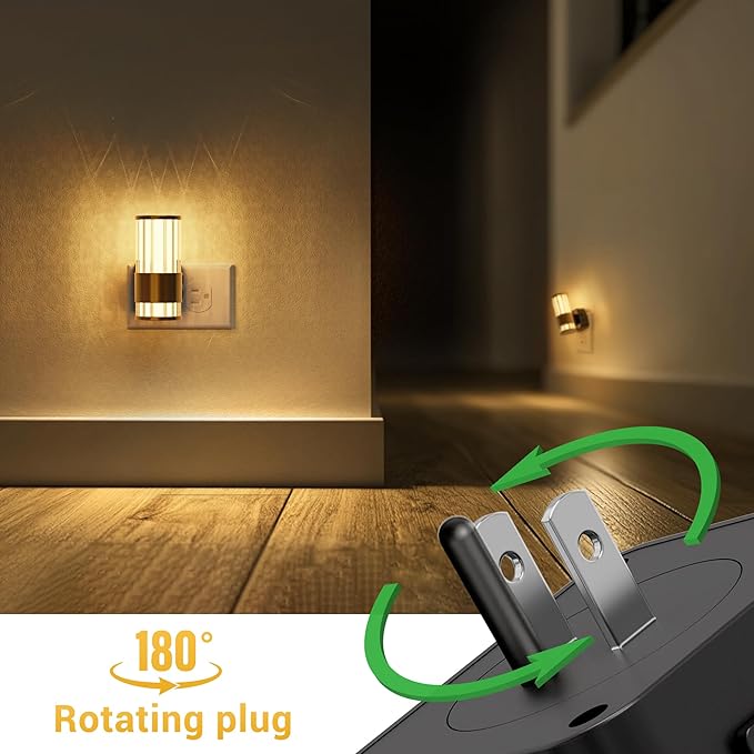 L LOHAS LED Night Light, Automatic Night Lights Plug into Wall, 2 Pack 0-100LM - Image 3