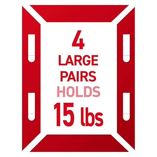 Command Large Picture Hanging Strips, Holds up to 16 lbs, 20 Pairs - Image 3