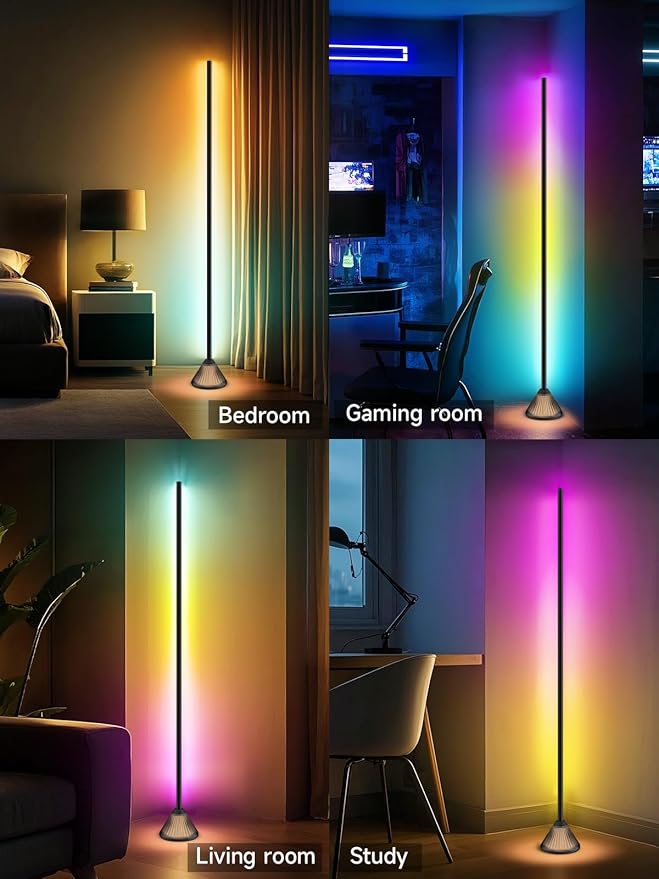 Tyute Corner Floor Lamp, Smart RGB LED Corner Lamp - Image 7