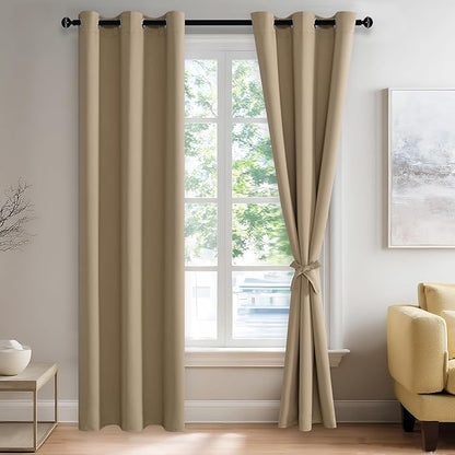 JIUZHEN Blackout Curtains for Bedroom by JIUZHEN