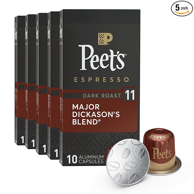 Peet's Coffee, Dark Roast Espresso Capsules, Compatible by Peet%E2%80%99sCoffee