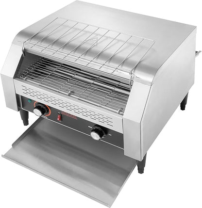 VEVOR 1770W Commercial Conveyor Toaster, 450 Slices per Hour, Heavy Duty - Image 10