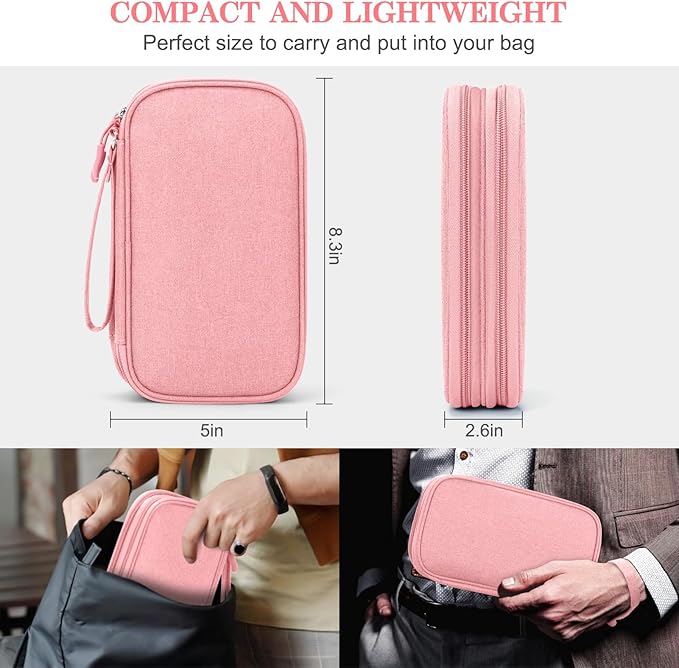 FYY Electronic Organizer, Electronic Accessories Carry Case Portable Waterproof - Image 2