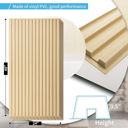 Art3d 6-Pack Slat Design 3D Wall Panels - Image 4
