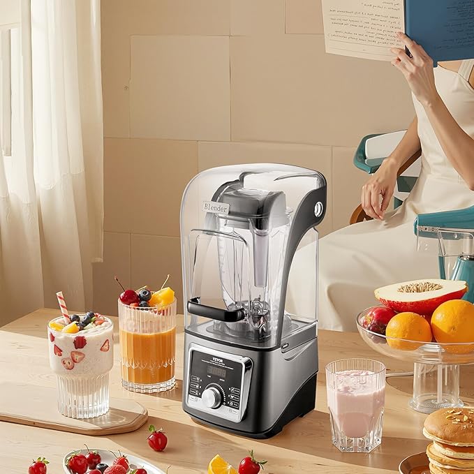 VEVOR Blender for Smoothies, 85 oz 1400W, Professional Blender - Image 8