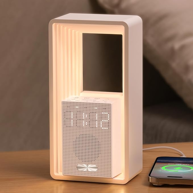 WILIT Digital Alarm Clock Sunrise, 9 Sleep Aid Sounds Wake up Light by WILIT