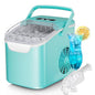 Countertop Ice Maker, 26 lbs/Day ice Production, 2 Sizes, 8 ice Cubes in 6 by AntarcticStar