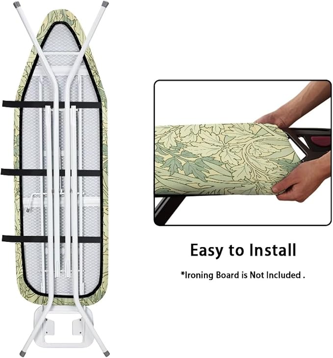 ZCFYGDX Ironing Board Decor Covers Hook & Loop Elastic Edge Easy to Install - Image 4