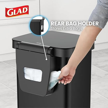 Glad Stainless Steel Step Trash Can, Series 2 - Image 5