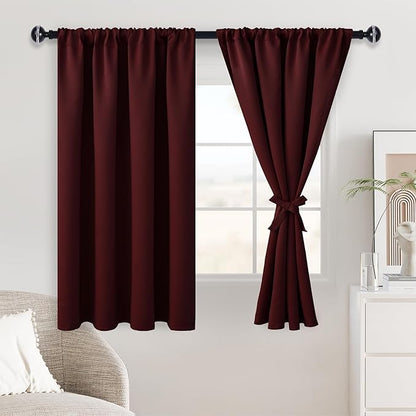 JIUZHEN Blackout Curtains for Bedroom– Thermal Insulated, Noise Reducing Room by JIUZHEN