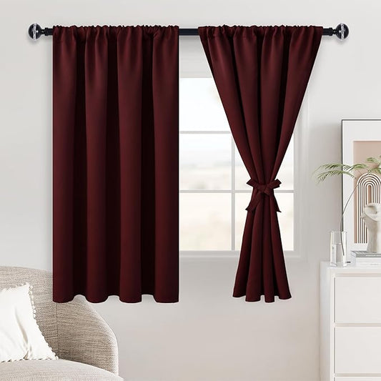 JIUZHEN Blackout Curtains for Bedroom– Thermal Insulated, Noise Reducing Room by JIUZHEN
