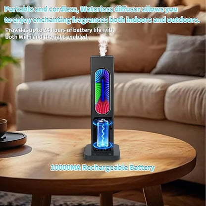 Waterless Scent Diffuser with APP WiFi Control, Portable Rechargeable Wireless - Image 6
