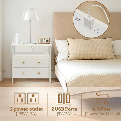 Edbuosy 27 inch Wide Night Stand - Image 5