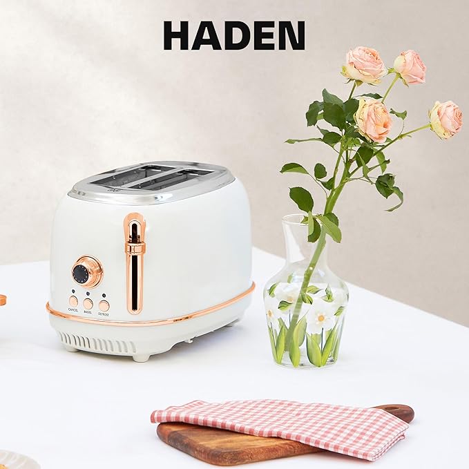Haden Heritage 2-Slice Wide-Slot Toaster, Stainless-Steel Bread Toaster - Image 7