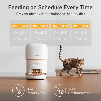 Automatic Cat Feeders - 2L Cat Food Dispenser Easy to Use - Image 2