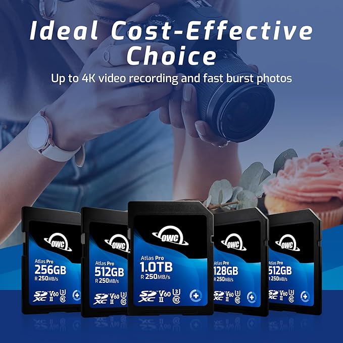 OWC Atlas Pro 512GB SDXC UHS-II V60 Media Card - Image 4