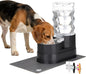 RIZZARI Automatic Dog Water Dispenser: 7L Black Stainless Steel Feeder by RIZZARI