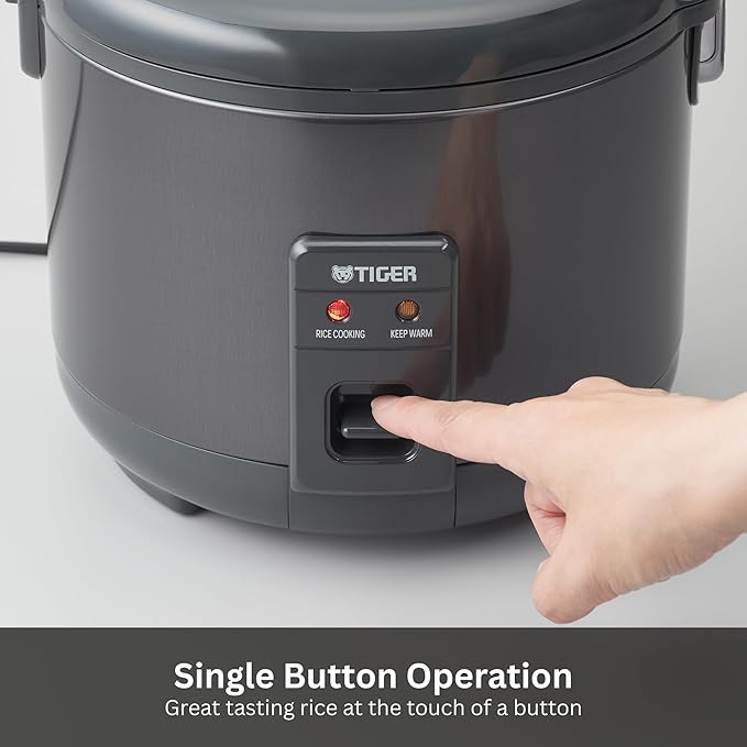 Tiger JNP-S55U-KY 3 Cup Capacity White Rice Cooker - Image 2