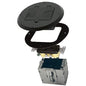 RACO 6239BK Floor Kit with Recessed Duplex 15A TR Device and Adjustable Steel by Raco