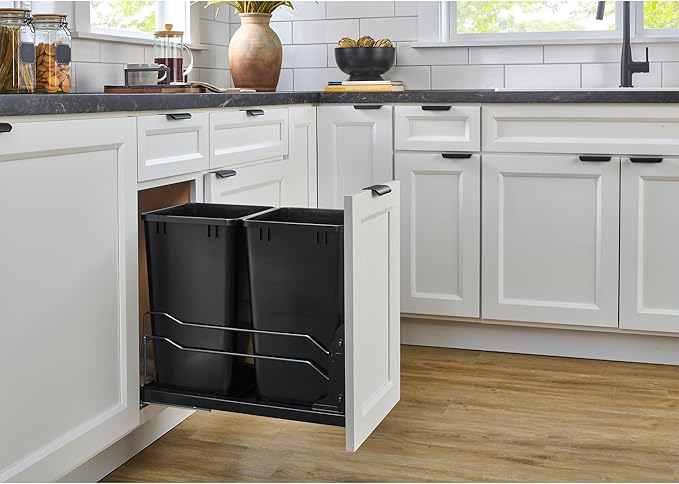 Rev-A-Shelf Double Pullout Trash Cans - Image 2
