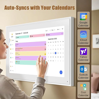 Smart Digital Calendar: 21.5-Inch Electronic Wall Calendars & Chore Chart - Image 2