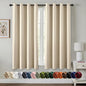 MIULEE Cream Beige Blackout Curtains by MIULEE