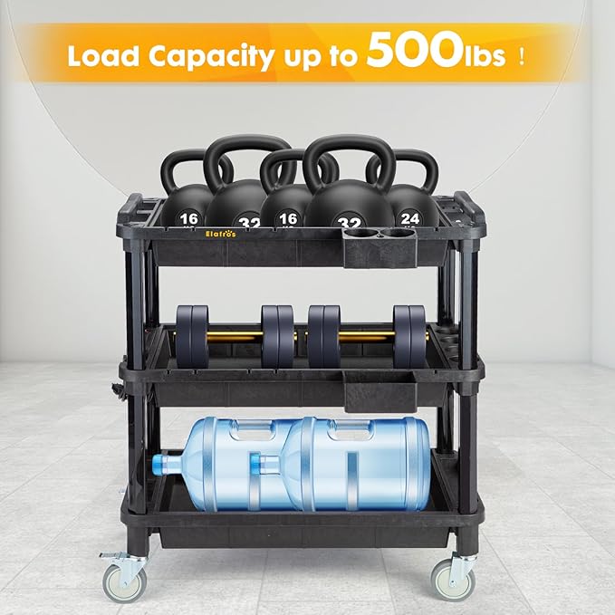 ELAFROS Multi-Use Rolling Cart - Image 6