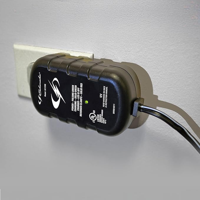 Schumacher Electric 0.8A Car Battery Charger and Maintainer, 2-in-1 Solution - Image 4