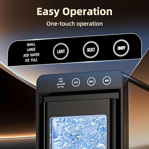 Antarctic Star Ice Maker, 26lbs in 24Hrs, 8 Cubes in 6 Mins, 0.8L Tank & 1.1lb - Image 6