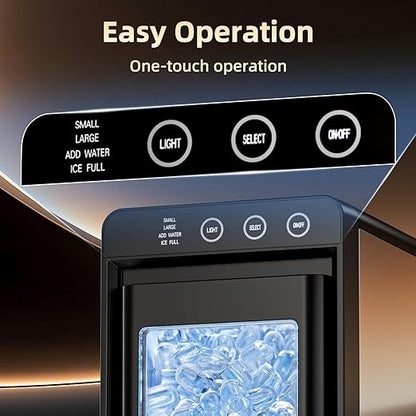 Antarctic Star Ice Maker, 26lbs in 24Hrs, 8 Cubes in 6 Mins, 0.8L Tank & 1.1lb - Image 6