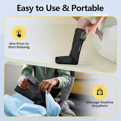 Comfytemp Air Compression Therapy Device K1011, Cordless Leg Massager - Image 7
