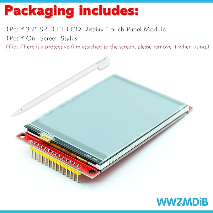 WWZMDiB TFT LCD Touch Display Module SPI Interface - Image 2
