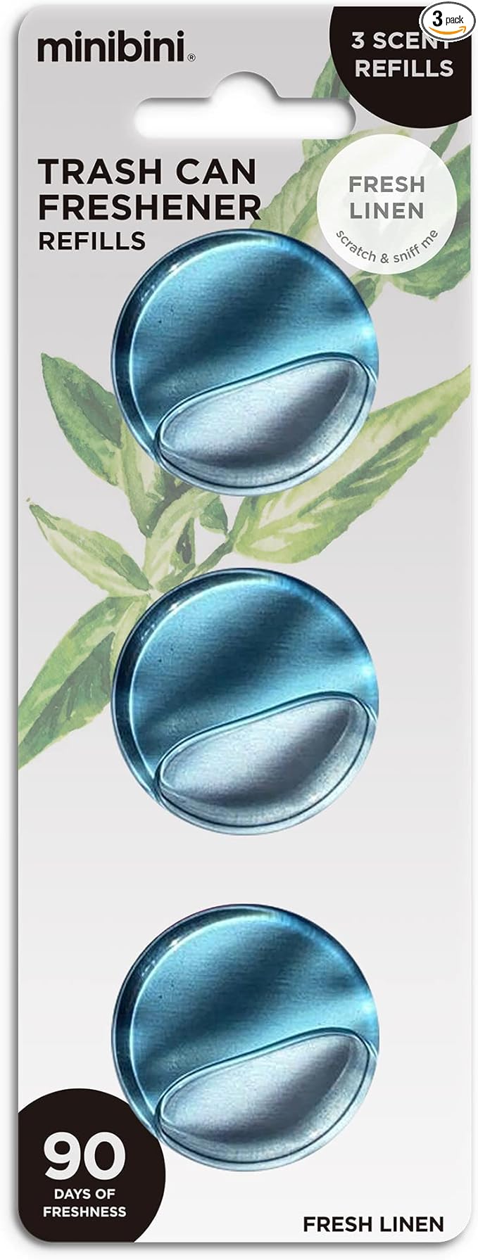 Flint Minibini Trash Can Deodorizer and Odor Eliminator, Garbage Can Air by Flint