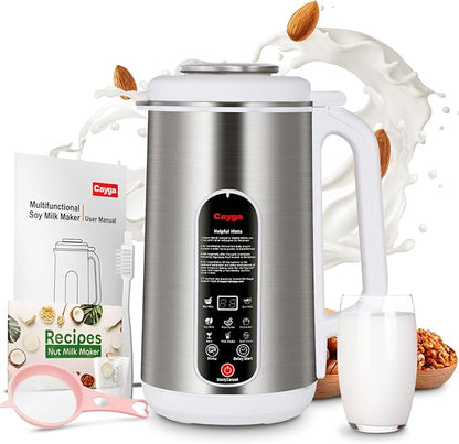 40oz Nut Milk Maker Machine Stainless Steel Soy Milk Maker Homemade Almond by Cayga