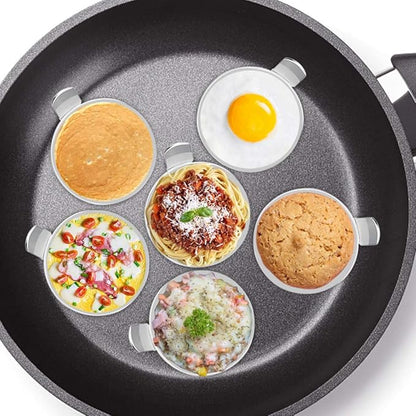 4/6 Pack Egg Ring, 3 Inch Egg Cooking Ring Non Stick Stainless Steel Egg Rings - Image 4
