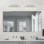 60x36 Inch Bathroom Mirror Frameless Beveled Edge Rectangle Wall Mirror by LAMCHMOR
