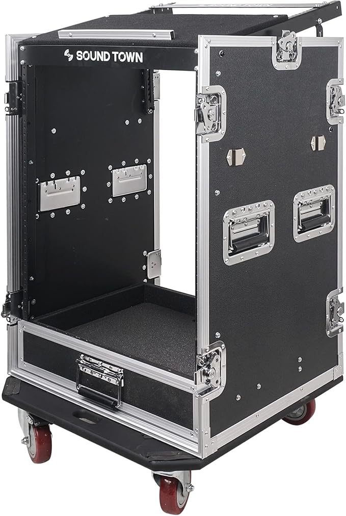 Sound Town 16U PA DJ Pro Audio Rack/Road ATA Case - Image 3