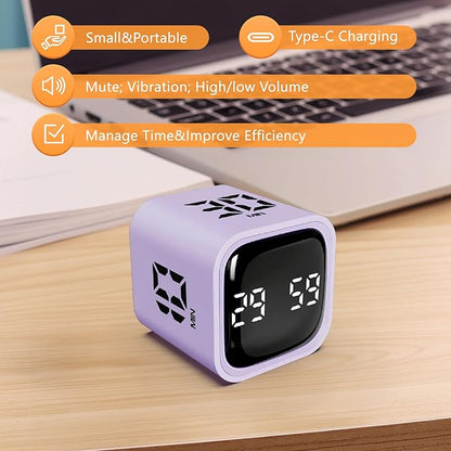 GuDoQi Multi-Function Cube Timer, 5/10/30/60 Min & Custom Count Down, Included - Image 5