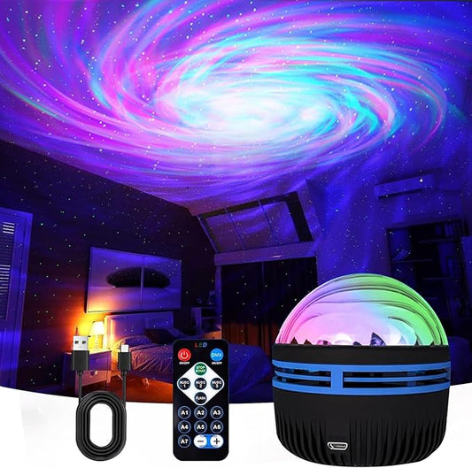 MAXROCK Galaxy Projector, Nebula Lamp Night Light by MAXROCK