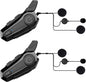 cepkquis Motorcycle Bluetooth Headset Wireless Helmet 2-Way 400M Intercom by cepkquis