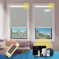 DENFOON Motorized Blinds with Remote, Thermal Electric Blinds【Solar Panel】 by DENFOON