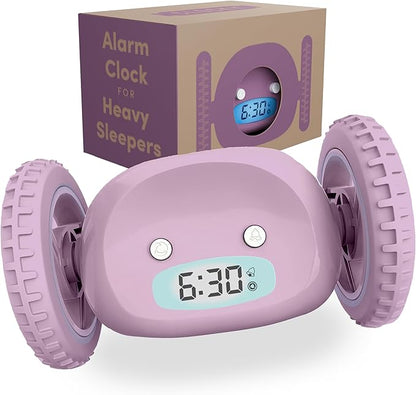 CLOCKY Alarm Clock on Wheels – Loud Rolling Alarm Clock by Clocky